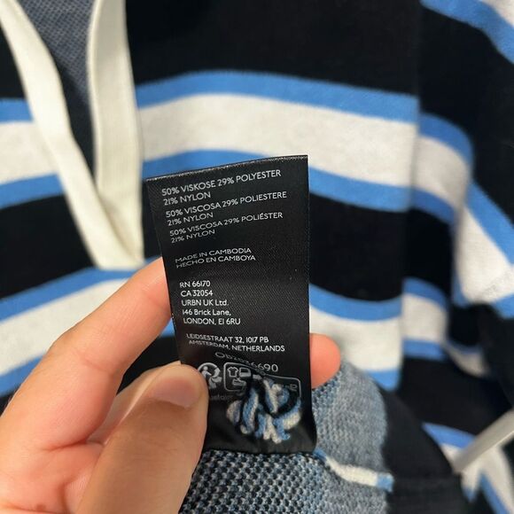 By Anthropologie Maeve Color Block Mini Sweater Dress M NWT - Picture 6 of 11